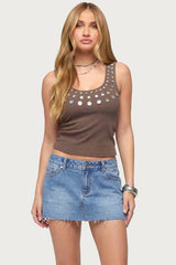 Beach Babe Scoop Tank Top