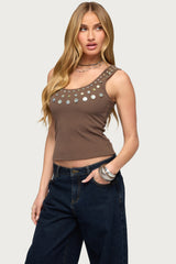 Beach Babe Scoop Tank Top