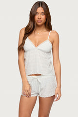 Talula Eyelet Babydoll Top