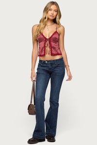 Roccio Low Rise Bootcut Jeans