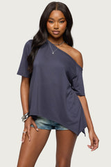 Josy Off Shoulder Handkerchief Top