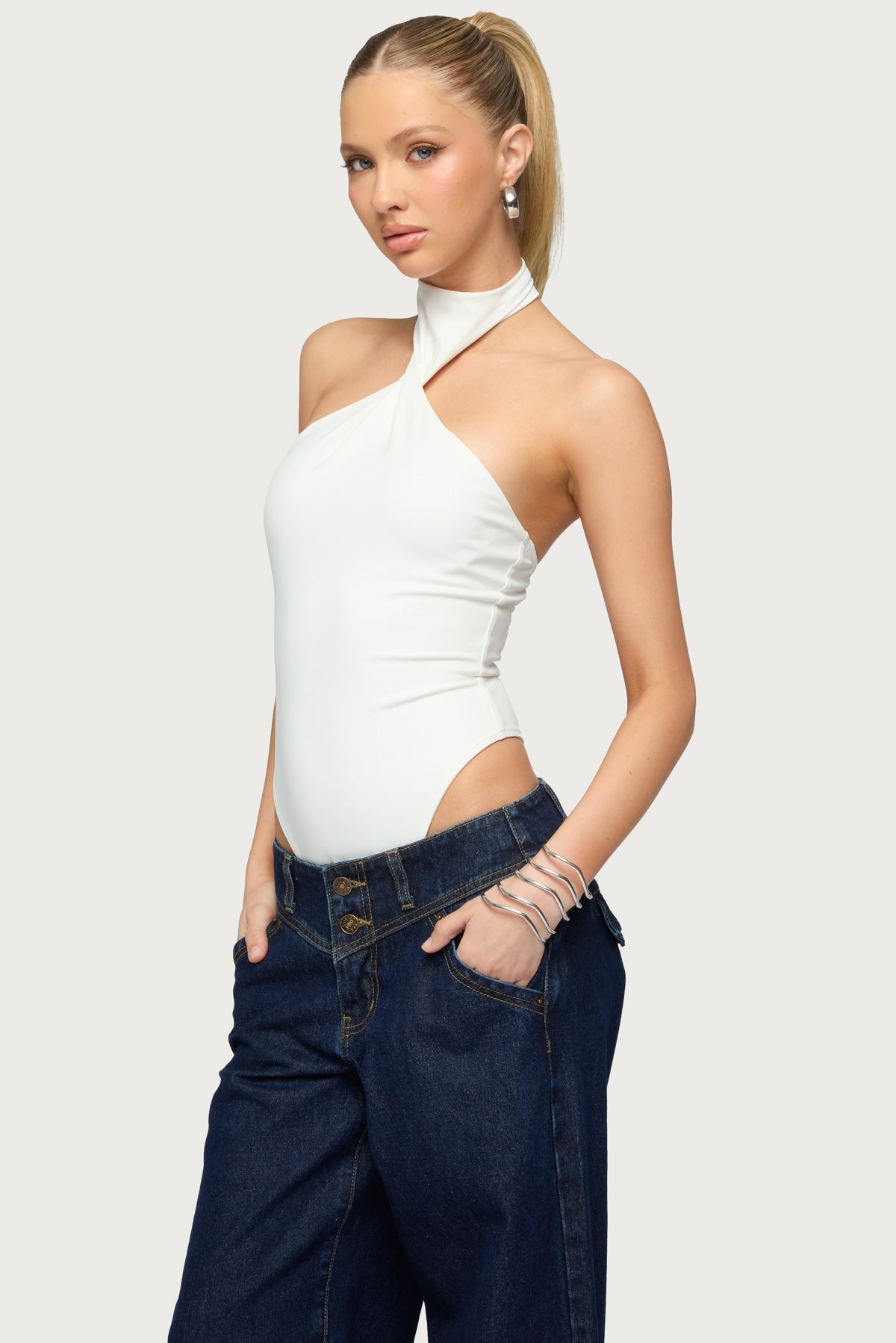 Jimana Halter Neck Bodysuit