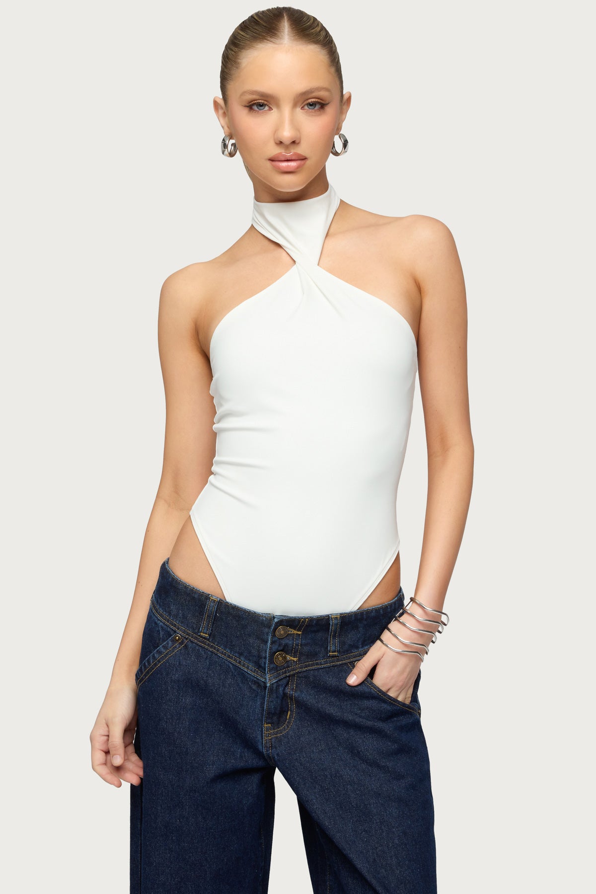 Jimana Halter Neck Bodysuit
