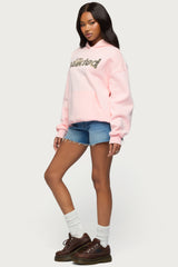 Camo Cutie Edikted Oversized Hoodie