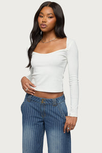 Ximena Scoop Neck Top