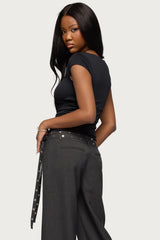 Laiah Square Neck Top