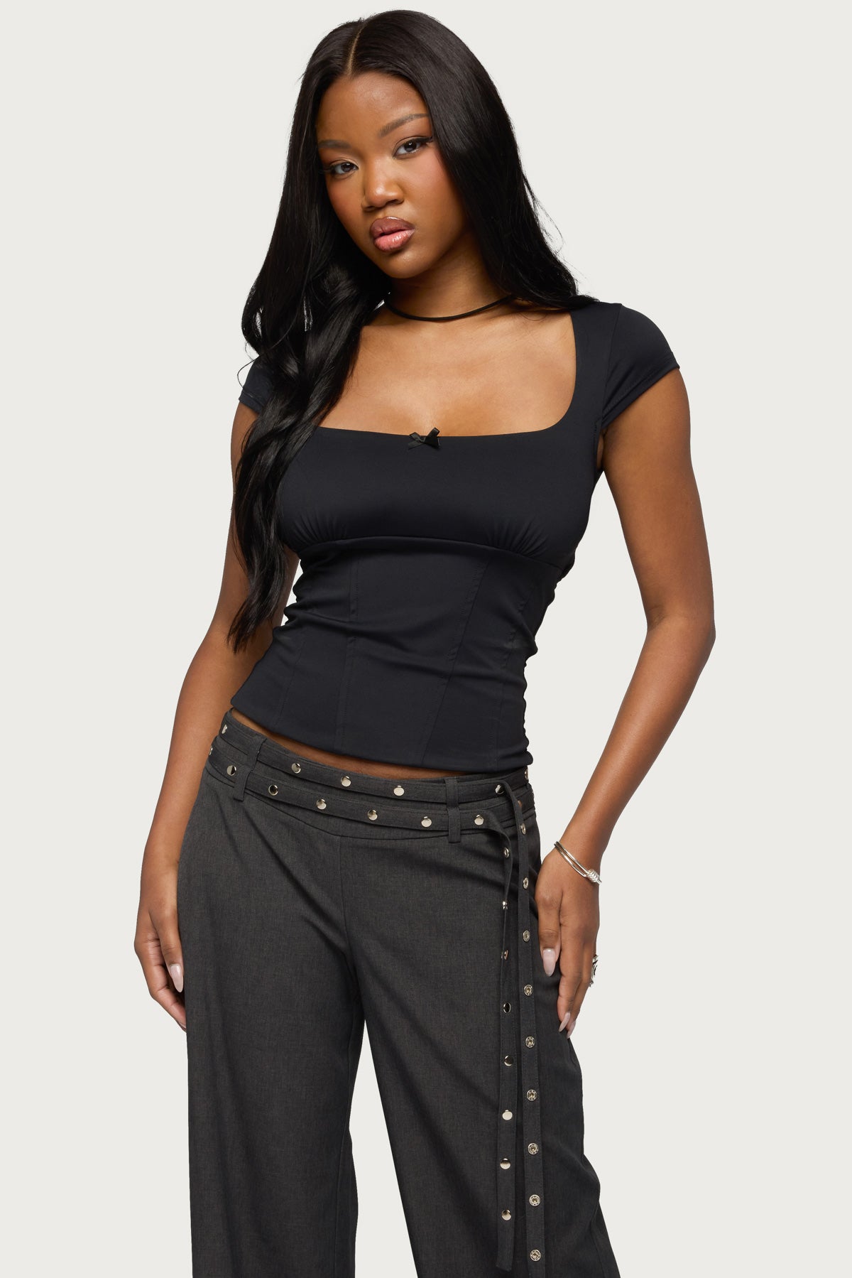 Laiah Square Neck Top