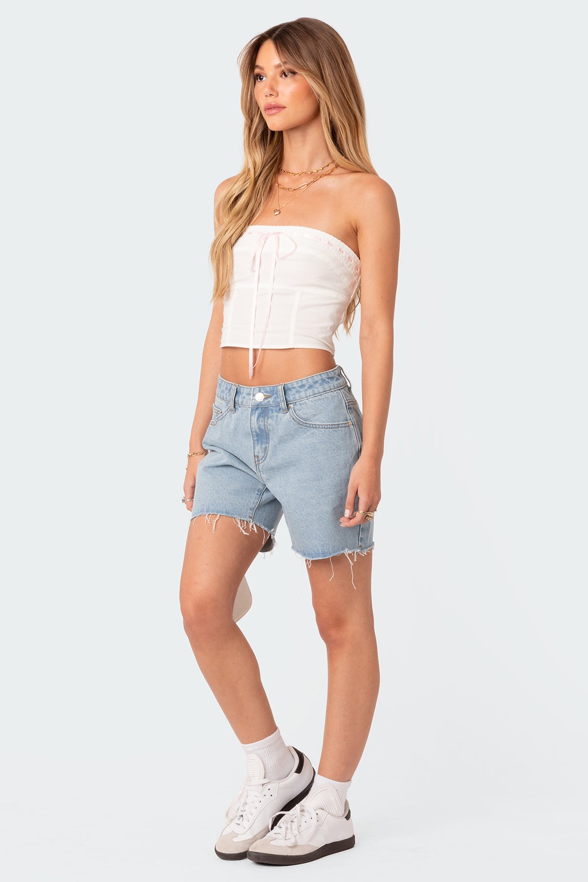 Poplin Bustier Top