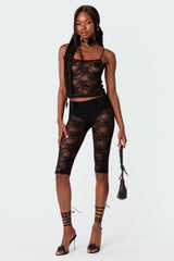 Gianna Sheer Lace Leggings