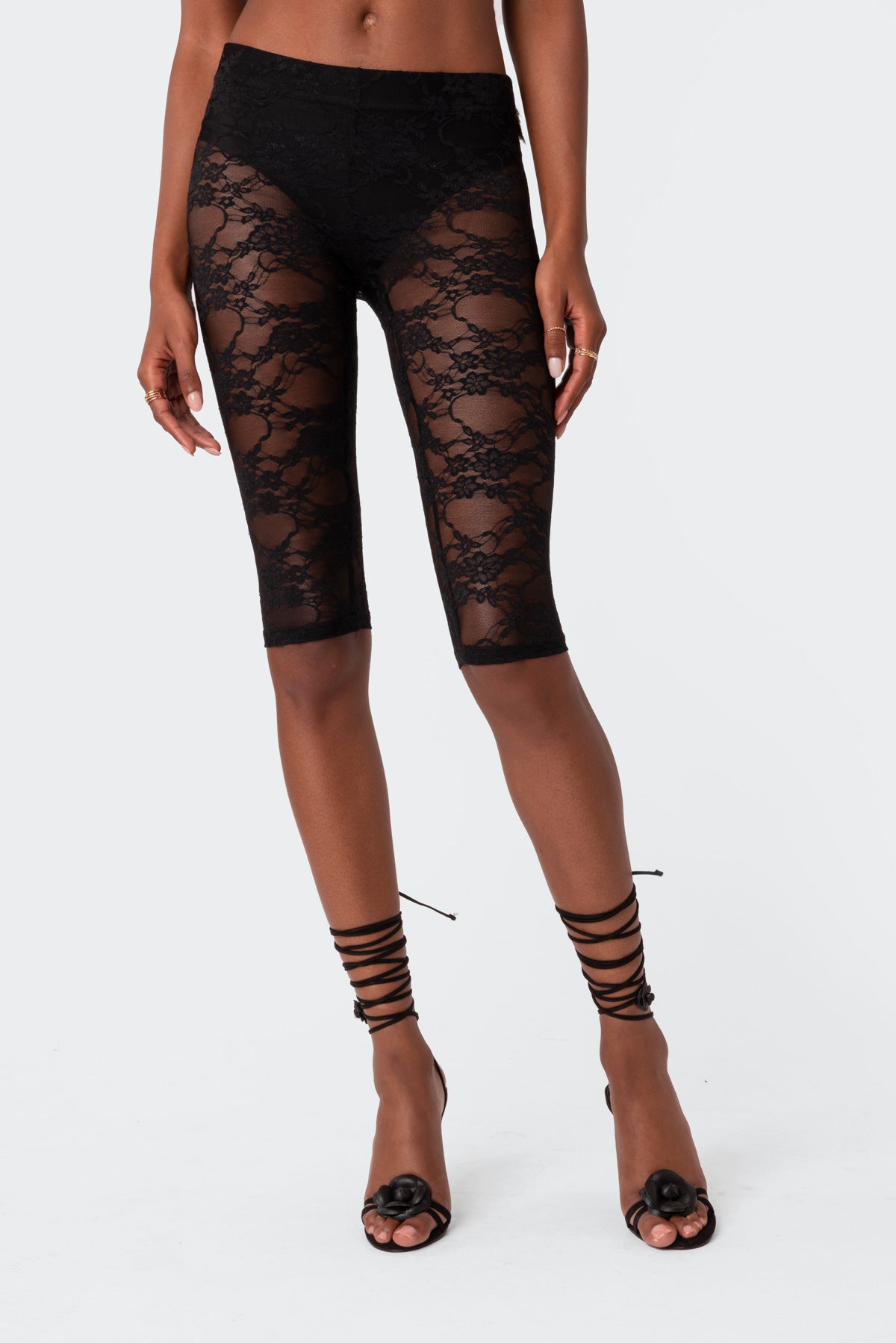 Gianna Sheer Lace Leggings