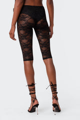 Gianna Sheer Lace Leggings