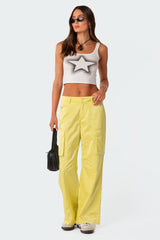 Xianna Nylon Cargo Pants