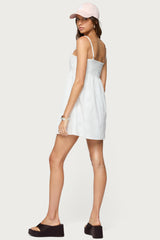 Winifred Eyelet Babydoll Mini Dress