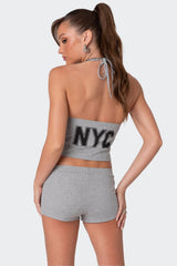 Jordan V Neck Halter Top