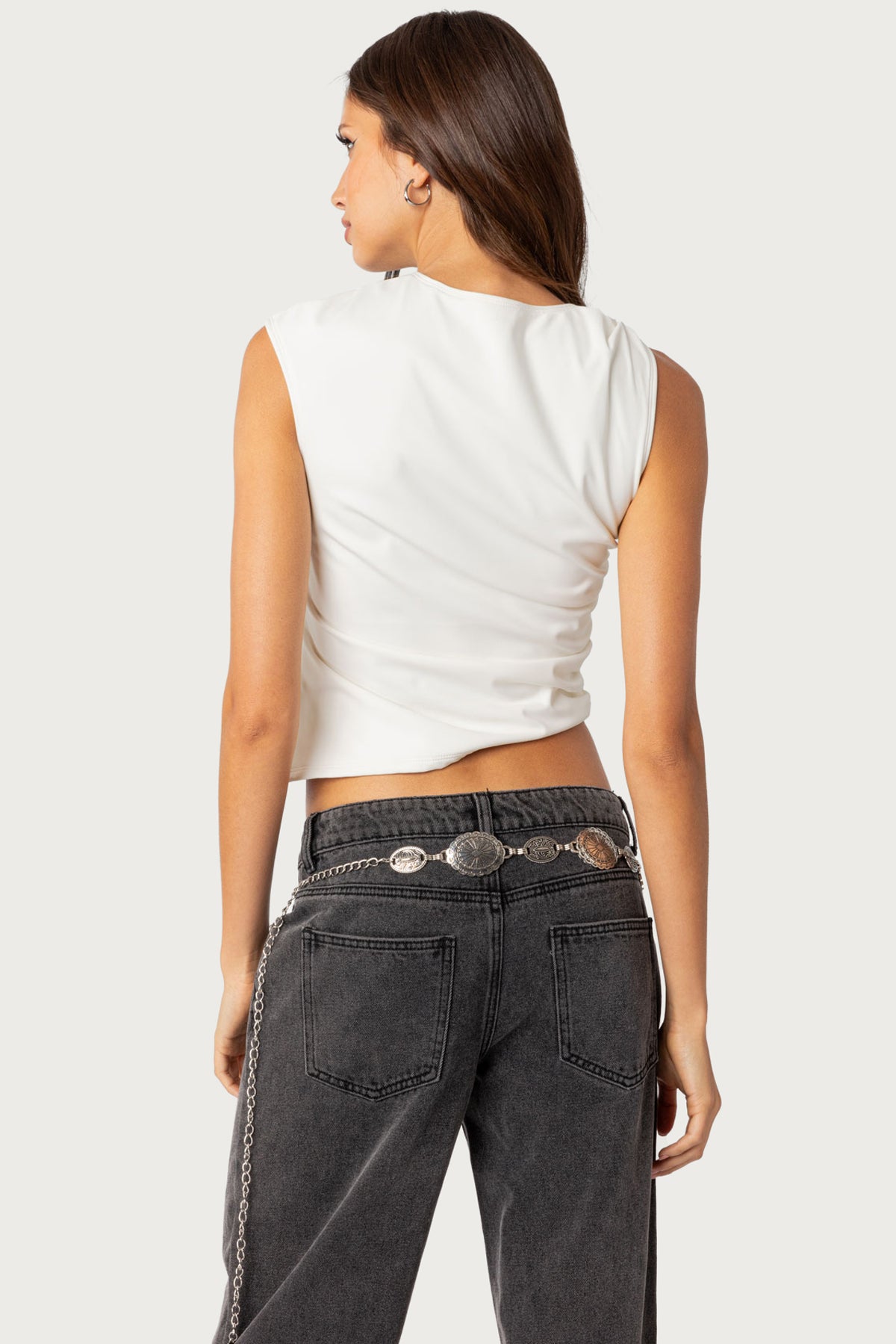 Tanya Asymmetric Gathered Top