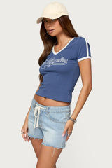 Los Angeles Contrast T Shirt