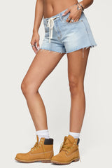 Milla Low Rise Denim Shorts