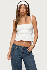 Adler Tiered Backless Top