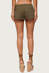 Eartha Studded Micro Shorts