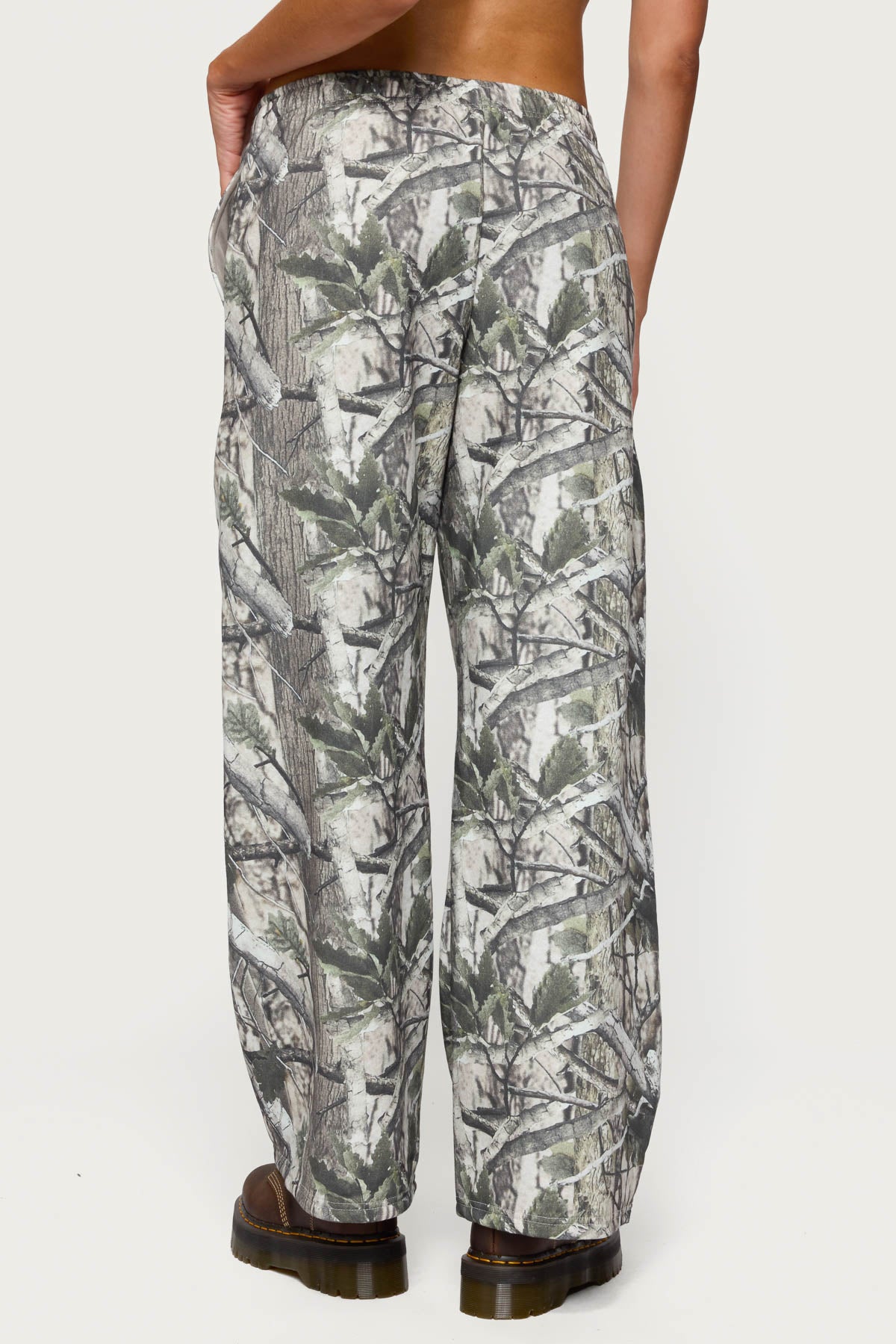 Camo Straight Leg Sweatpants