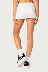 Aisha Low Rise Mini Skirt