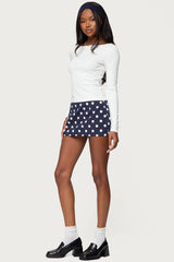 Noreen Polka Dot Mini Skort