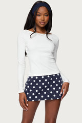 Savi Boat Neck Long Sleeve Top