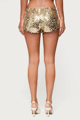 Macie Sequin Micro Shorts