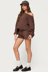 Kordelia Off Shoulder Sweatshirt