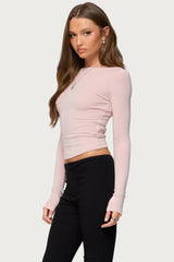 Embry Boat Neck Raglan Top