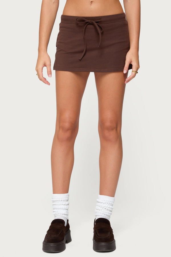 Bayside Slitted Micro Skort