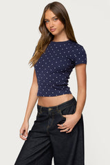 Lorenzo Polka Dot T Shirt
