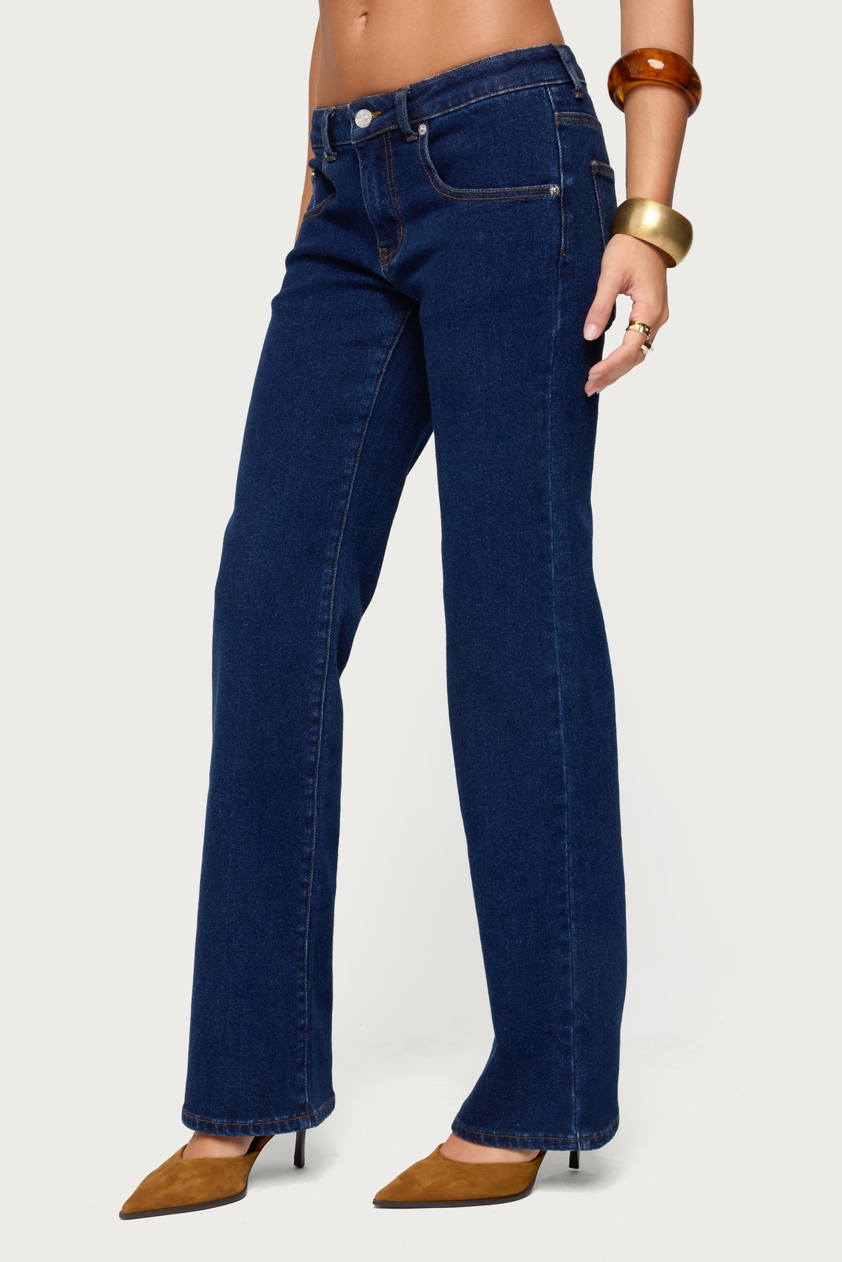 Jemima Low Rise Straight Leg Jeans