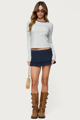 Brianna Striped Long Sleeve T Shirt