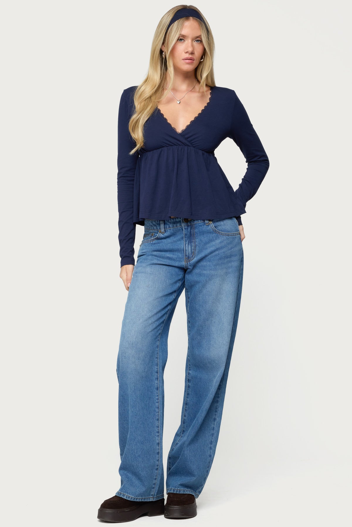 Kenzie Long Sleeve Babydoll Top