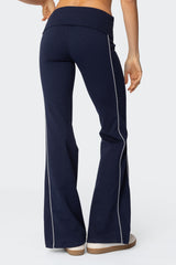 Livie Fold Over Flared Leggings