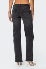 Shayna Low Rise Straight Leg Jeans