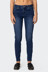 Rosalia Low Rise Skinny Jeans
