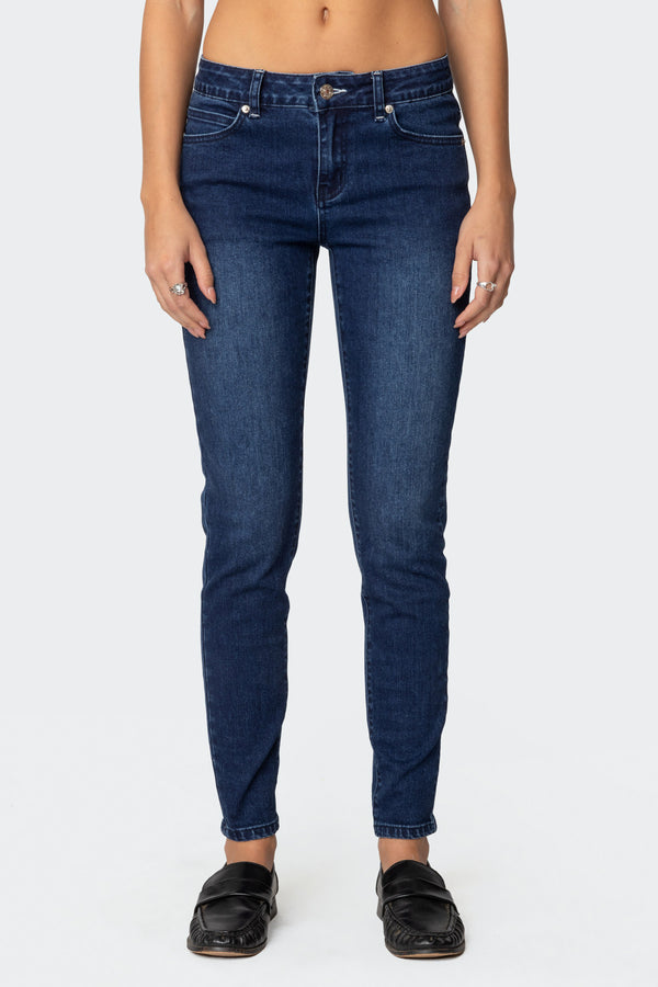 Rosalia Low Rise Skinny Jeans