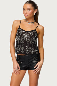 Kaleesy Beaded Tank Top