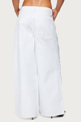 Skater Girl Washed Low Rise Baggy Jeans