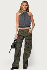 Kammy Backless Halter Top