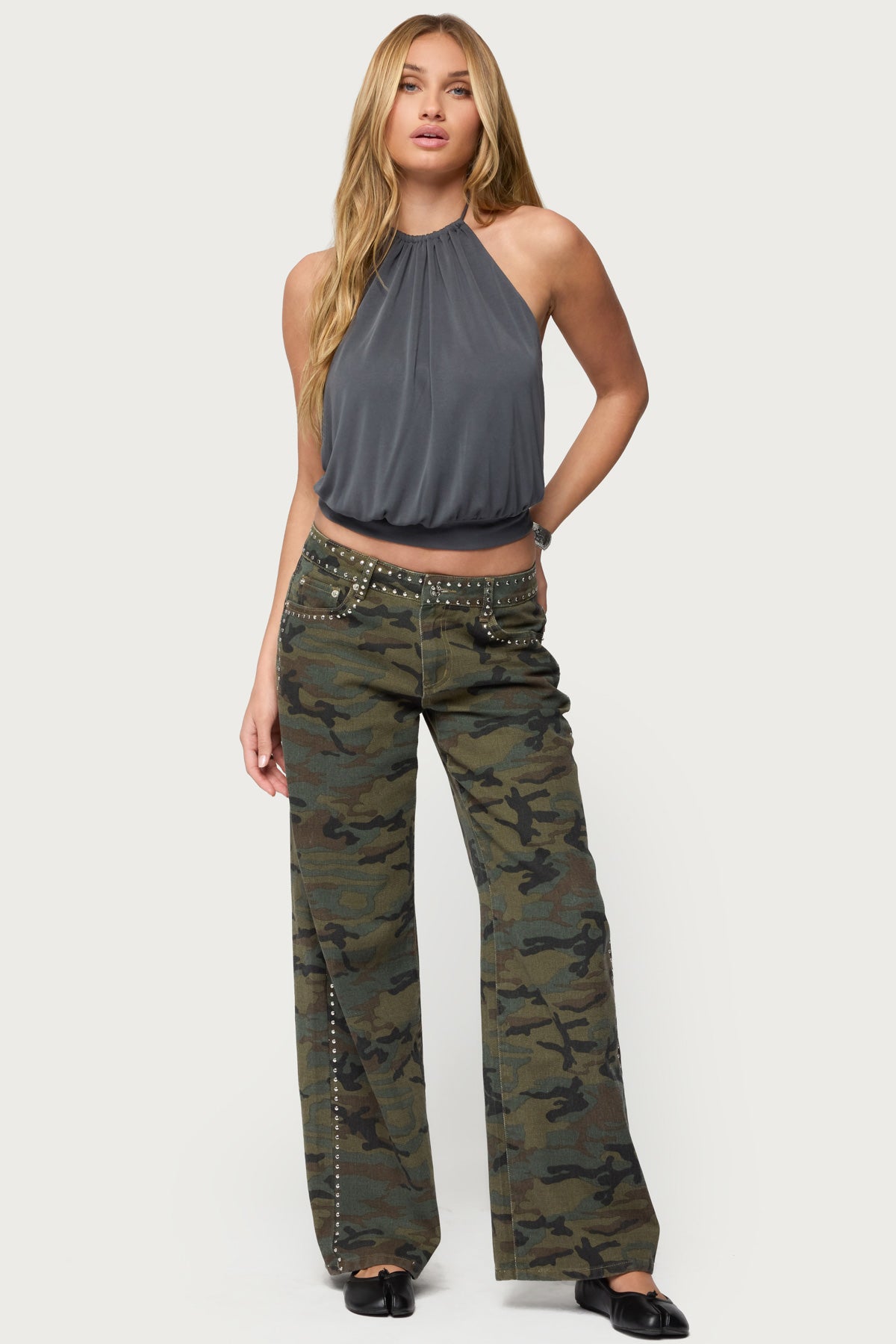 Kammy Backless Halter Top