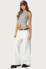 Basel Button Up Tank Top