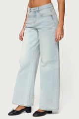 Ery Mid Rise Baggy Jeans