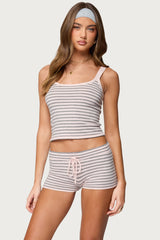 Lillian Striped Knit Tank Top