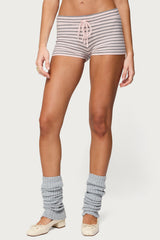 Lillian Striped Knit Shorts