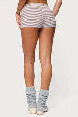 Lillian Striped Knit Shorts