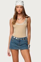 Amaia Studded Bodysuit