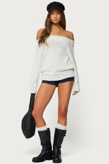 Noemi Off Shoulder Sweater